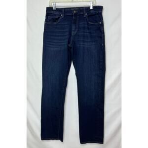 Mavi Men’s 34x36 Blue Matt Relaxed Straight Leg 5-Pocket Denim Jeans Casual